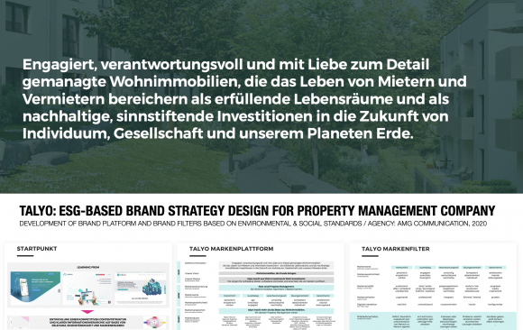 TALYO: ESG-BASED brand STRATEGY DESIGN for property management company