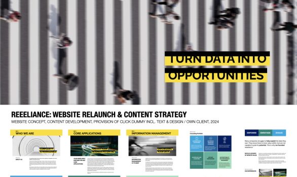 reeeliance: website relaunch & content strategy