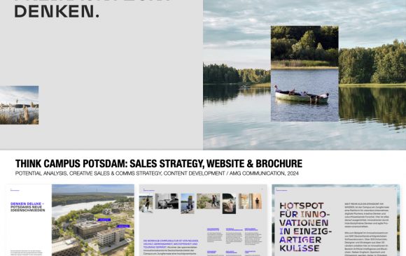 think campus potsdam: sales strategy, website & brochure