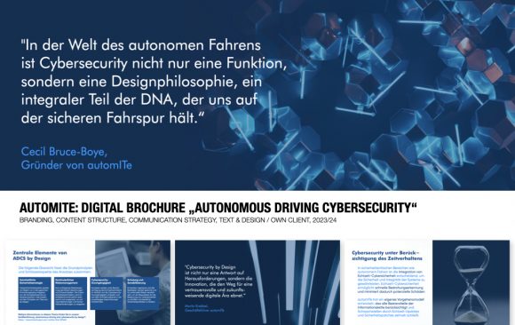 Automite: Digital brochure „Autonomous driving cybersecurity“
