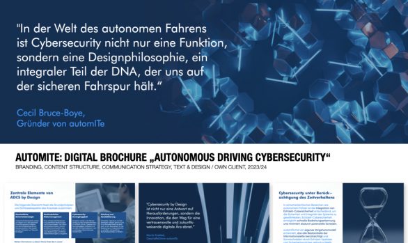 Automite: Digital brochure „Autonomous driving cybersecurity“